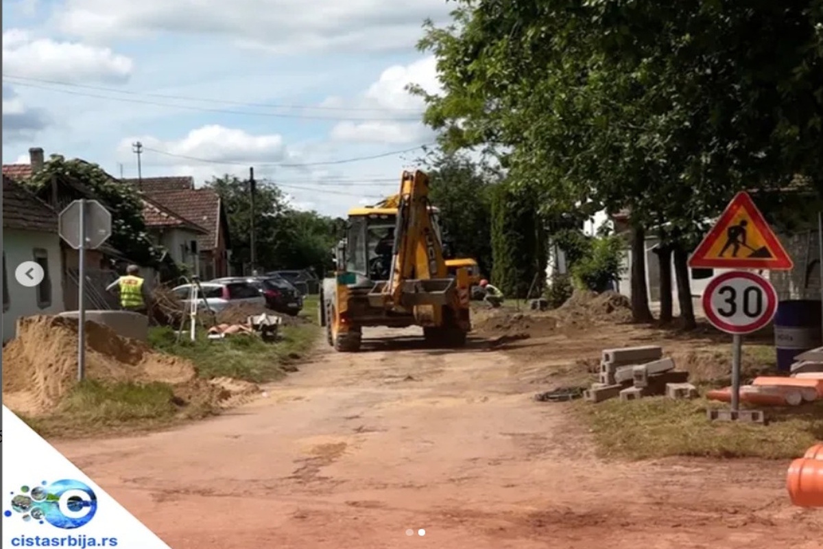 Clean Serbia: Intensive Sewer Works Underway in Bajmok Settlement